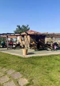 Αναψυκτήριο στο περιβαλλοντικό πάρκο Δερβενίου