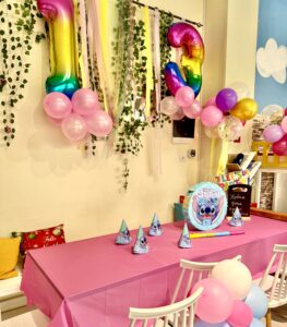 Στολισμός παιδικού party playdate παιδότοπος συκιές